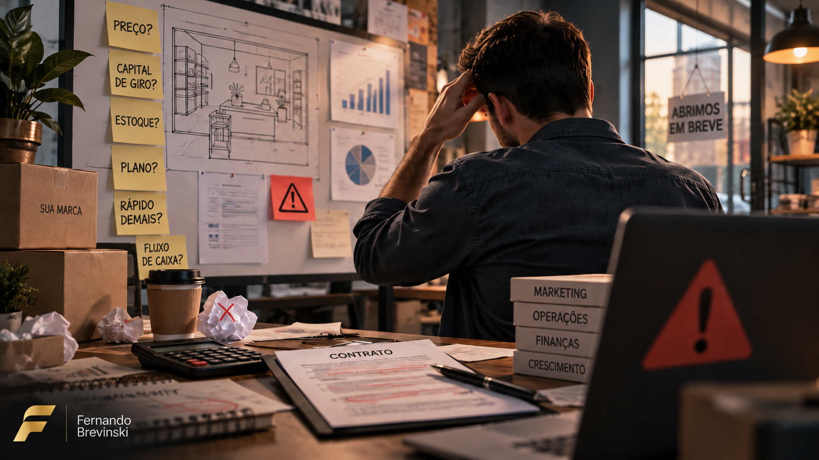 Erros ao abrir uma empresa: 12 decisões que podem comprometer os primeiros anos
